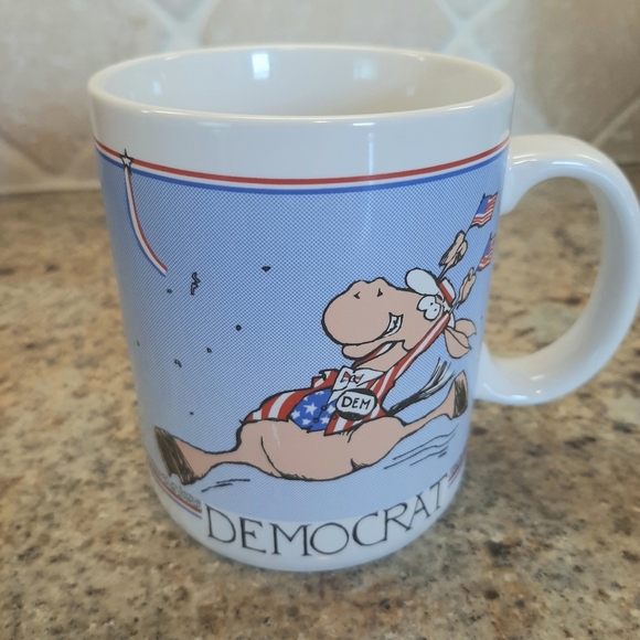 VTG HALLMARK DEMOCRAT MUG - Picture 3 of 9